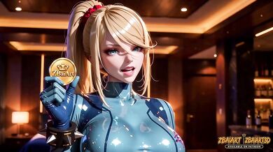 Samus Aran and Chun Li Destroyed Gushing Choked Penthouse Rematch Lesbian Cartoon