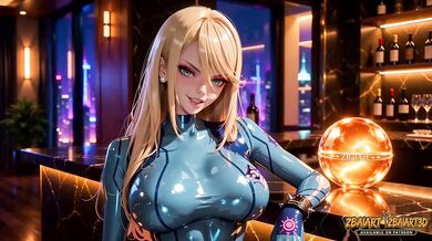 Samus Aran and Chun Li Destroyed Gushing Choked Penthouse Rematch Lesbian Cartoon