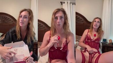 Destroyed Gushing Choked Vibrating Lingerie Sex Toy Review Hot Milf Solo