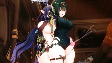 Destroyed Cartoon Lesbian Hentai HD Porn R34 Gushing Choked Futanari Genshin Animation Yuri