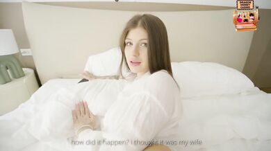 Stepdad wrecks stepdaughter by mistake ending in a gushing creampie