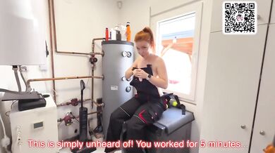 Boss Fucks Employee At Work For Money Big Dick Taboo Redhead Milf Submissive