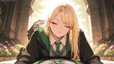 Female Draco Malfoy Thanks For Saving Her With Blowjobs Sex And Anal Creampie