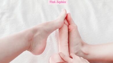 I'll Make You Cum With Just My Little Feet Covered In Cum Getting Them All Wet