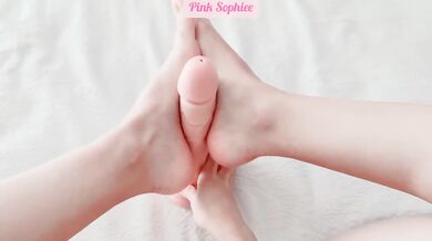 I'll Make You Cum With Just My Little Feet Covered In Cum Getting Them All Wet