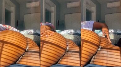 Big Ass Ebony Amateur Solo Deepthroat Choked Cum