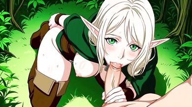 AI Elf Lost in the Forest Gets Destroyed Gushing Choked HD Porn Cartoon Big Ass