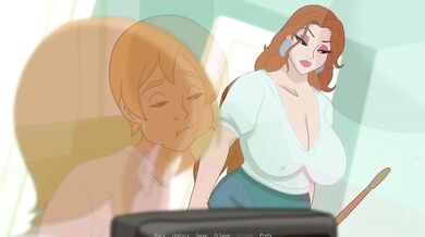 Landlady Tease Destroyed Gushing Cumshot Hidden House Sex Game