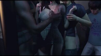 Cute Girl Dancing in Night Club Gets Destroyed by Big Tits BBC Amateur Threesome