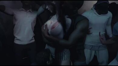 Cute Girl Dancing in Night Club Gets Destroyed by Big Tits BBC Amateur Threesome