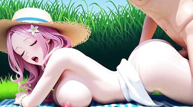Nature Picnic Destroyed By Forest Fuck Animation With Big Tits