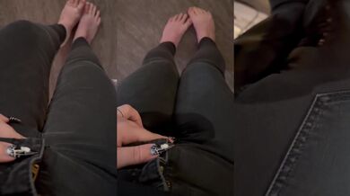 I Waited Too Long And Peed My Jeans Again With Piss Gushing Girls Wetting Pants Amateur