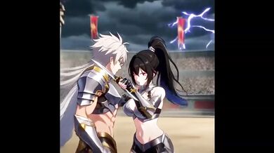 Anime Warrior Duel Turns Intimate 2D Hentai Creampie