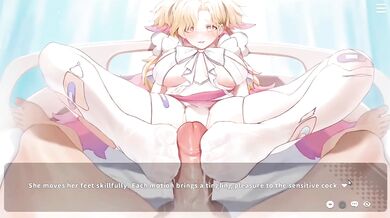 Seductive Nurse Footjob Heals You Dripping Pussy Gushing Fountain Cumming Juice
