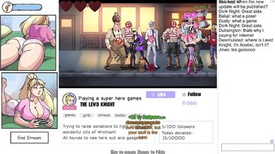 Cartoon Porn Game Playthrough Destroyed By Big Tits And Big Dick