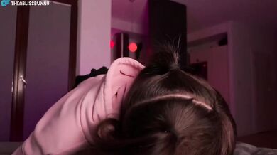 My Stepsister Helped Me Relax With Sloppy Blowjob and Doggystyle Orgasm Load Moaning