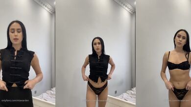 I Did a Little Striptease for Daddy Gushing Panties Lingerie Solo Girl