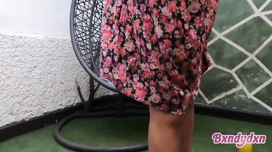 Hot Latina Big Ass Destroyed Gushing Choked In Floral Dress