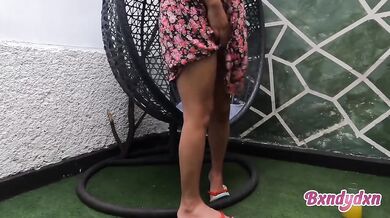 Hot Latina Big Ass Destroyed Gushing Choked In Floral Dress