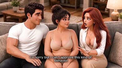 Cheated With Hot Redhead Realtor Chubby Wife Joined Them Destroyed Gushing Choked