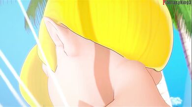 Tinkerbell Hentai POV Destroyed On Beach With Big Ass And Big Tits
