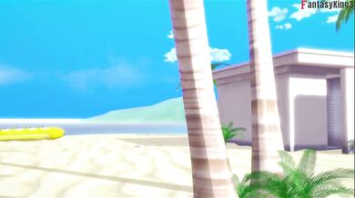 Tinkerbell Hentai POV Destroyed On Beach With Big Ass And Big Tits