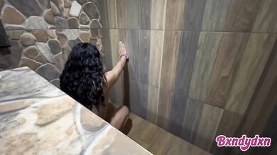 Solo Latina In The Shower With A Big Booty And Culo Grande