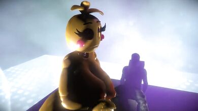 Toy Chica Destroyed Gushing Choked Cartoon HD Porn