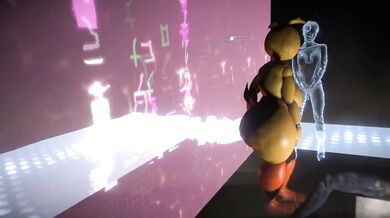 Toy Chica Destroyed Gushing Choked Cartoon HD Porn