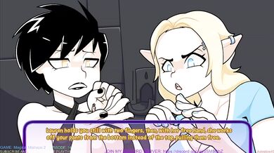 Giantess Growth Magic Destroyed Tiny College Romance Cartoon