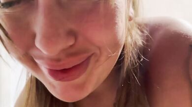Russian Amateur MILF POV Deepthroat Session Destroyed Gushing Choked