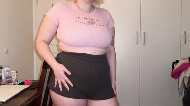 Blonde BBW Big Tits Stepsis Both Holes Anal Squirt Creampied