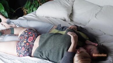 Scheduled Sex We Lay Together Until The Mood Showed Up With Missionary Creampie And Blended Orgasm Cuddling Slow Romantic Kissing
