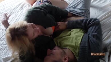 Scheduled Sex We Lay Together Until The Mood Showed Up With Missionary Creampie And Blended Orgasm Cuddling Slow Romantic Kissing