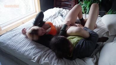Scheduled Sex We Lay Together Until The Mood Showed Up With Missionary Creampie And Blended Orgasm Cuddling Slow Romantic Kissing