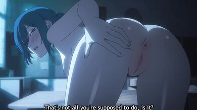 Reze's Big Tits Bounced as Denji Destroyed Her Wet Cunt Choking Moans on the Cold Floor