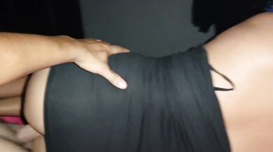 My unfaithful sister-in-law comes into my room at night in a slutty dress for passionate real creampie sex