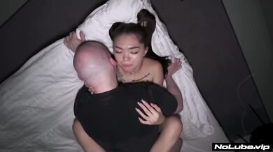 Asian Princess Destroyed With Big Cock At House Party Hard Rough Sex Facial Screaming Orgasm