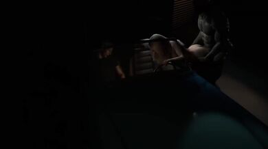 Blonde MILF BBC Cuckold Creampie Destroyed Next to Husband in Car
