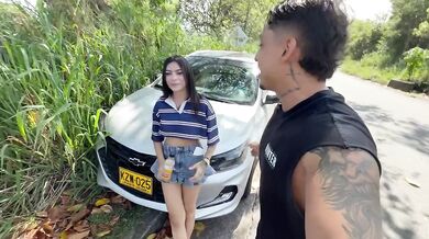 Rich Latina Friend Destroyed With Cumshot At Waterfall