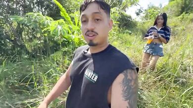 Rich Latina Friend Destroyed With Cumshot At Waterfall
