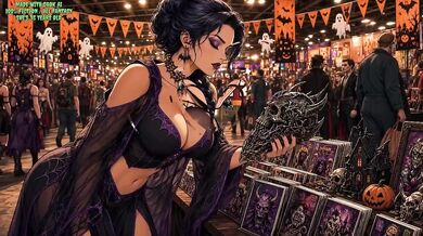 Halloween Cosplay Cartoon Horny Girl Perfect Ass Destroyed By Grok AI Animation