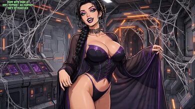 Halloween Cosplay Cartoon Horny Girl Perfect Ass Destroyed By Grok AI Animation