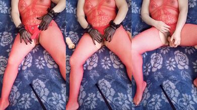 Red Trompita Destroyed Gushing Choked Lesbian Anal Orgy With Consolador Grande