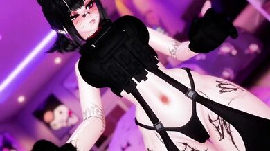 VRChat Lingerie Try On Haul Destroyed Gushing Choked