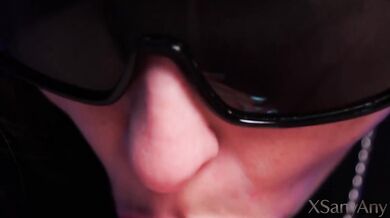 Extreme Macro Blowjob ASMR Bridle Licks Slow Sucking Explosive Cumshot