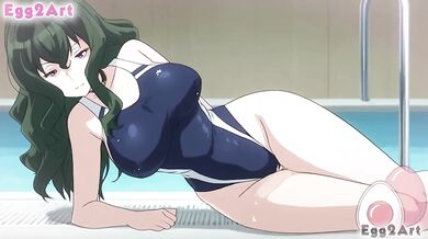 Shimoneta hentai Hyouka Fuwa big tits swimsuit blow job Egg 2 Art