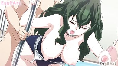 Shimoneta hentai Hyouka Fuwa big tits swimsuit blow job Egg 2 Art