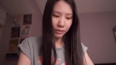 Cute Asian Girl Waiting Destroyed By Stuttering Choked ASMR Fetish