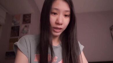 Cute Asian Girl Waiting Destroyed By Stuttering Choked ASMR Fetish